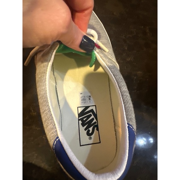 Vans Era Grey Heathered Canvas Skate Shoes Men's Size 10 - Picture 3 of 4